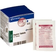 ACME UNITED First Aid Only FAE-7004 SmartCompliance Refill Aspirin, 2 Tablets/Packet, 10 Packets/Box FAE-7004
